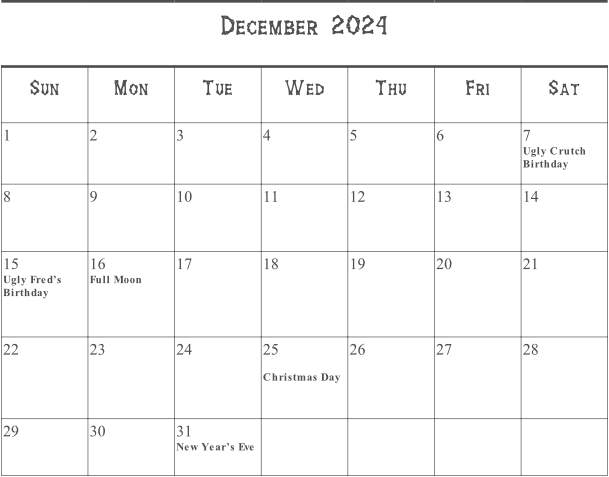 Calendar